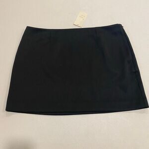 A New Day Black Mini Skirt Size 16